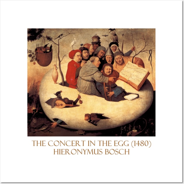 The Concert in the Egg (1480) by Hieronymus Bosch Wall Art by Naves